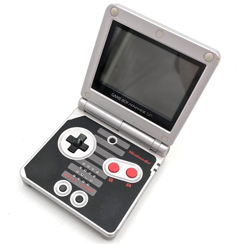 Gameboy Advance SP - Model AGS-001 - NES Edition - Console - SNR EPIC-CP-0045 (C Grade) (Used)